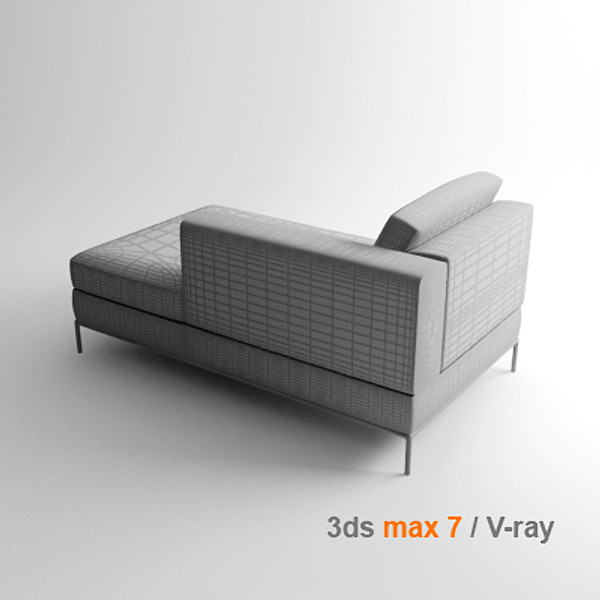 ikea arild hand chaise 3ds - IKEA ARILD hand chaise by lajhar